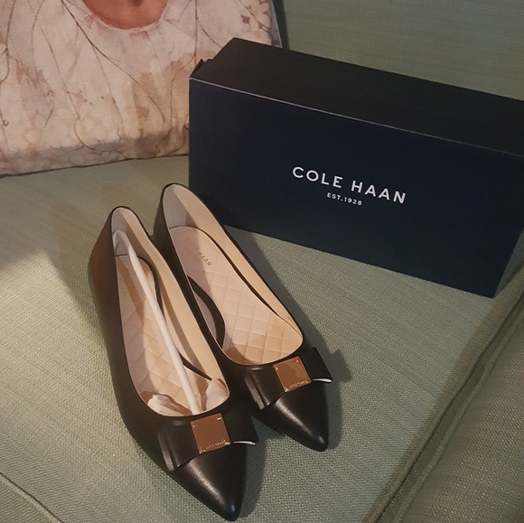 cole haan tali bow skimmer flat